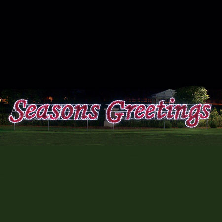 Seasons Greetings Light Display