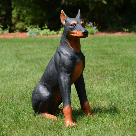 Resin Doberman