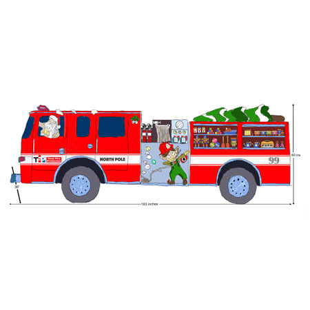 Santas Fire Truck