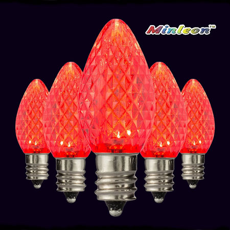 Red light bulbs