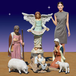 Christmas Nativity 6 piece set