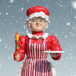 Life size Mrs Santa