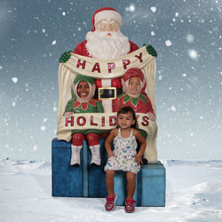 Santa with Elves Photo Op