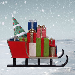Sled with Gifts