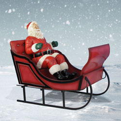 Life Size Santa with Sleigh