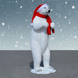 Christmas Polar Bear