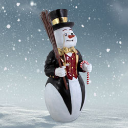 Snowman with Broom