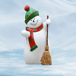 Outdoor Snowman