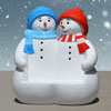 Christmas Snowmen Bench
