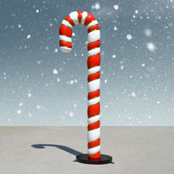 Candy Cane Statue