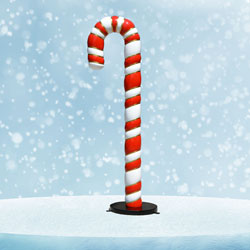 8 foot Candy Cane