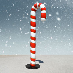 Giant Candy Cane Decor Pair 8 Ft Christmas Night Inc