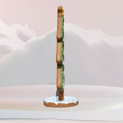Outdoor Gingerbread Xmas Tree