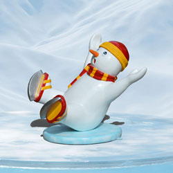 Skating Snow Boy