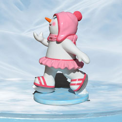 Skating Snow Girl