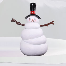 Peekaboo Snowman 