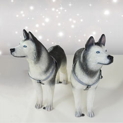 Fiberglass dog Statues