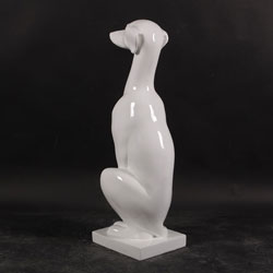 Gelcoat white statue