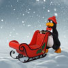 Outdoor Penguin and Sleigh
