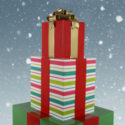 Stack of Xmas Boxes
