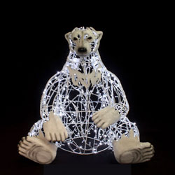 Fiberglass Polar Bear