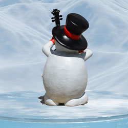 Snowman with Cello