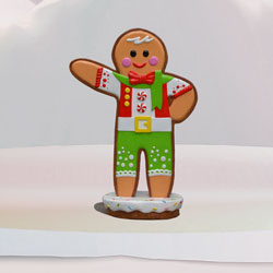Oliver the gingerbread man