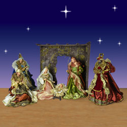 Fabric Nativity Set 