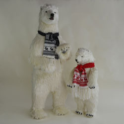 Life size Polar bears