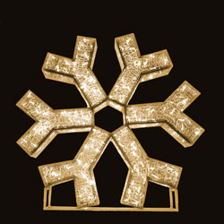 3D Medium Snowflake LED Lights