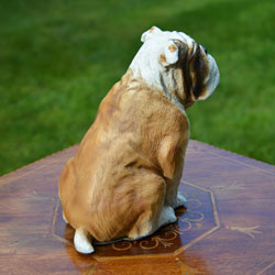 Outdoor dog statue