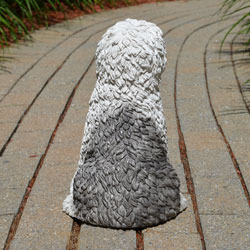 Outdoor dog statue