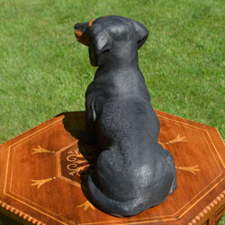 Outdoor dog statue