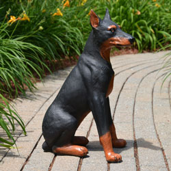 Doberman figurine