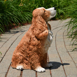 Outdoor dog statue