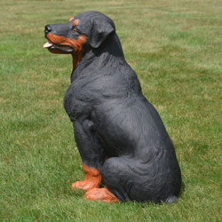 Dog statue