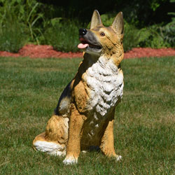 Resin German Shepherd